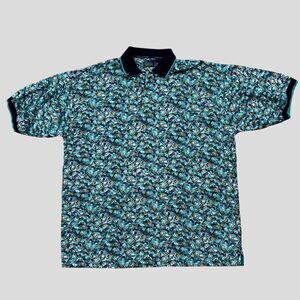 Vintage Steve Stricker Golf All Over Print Polo